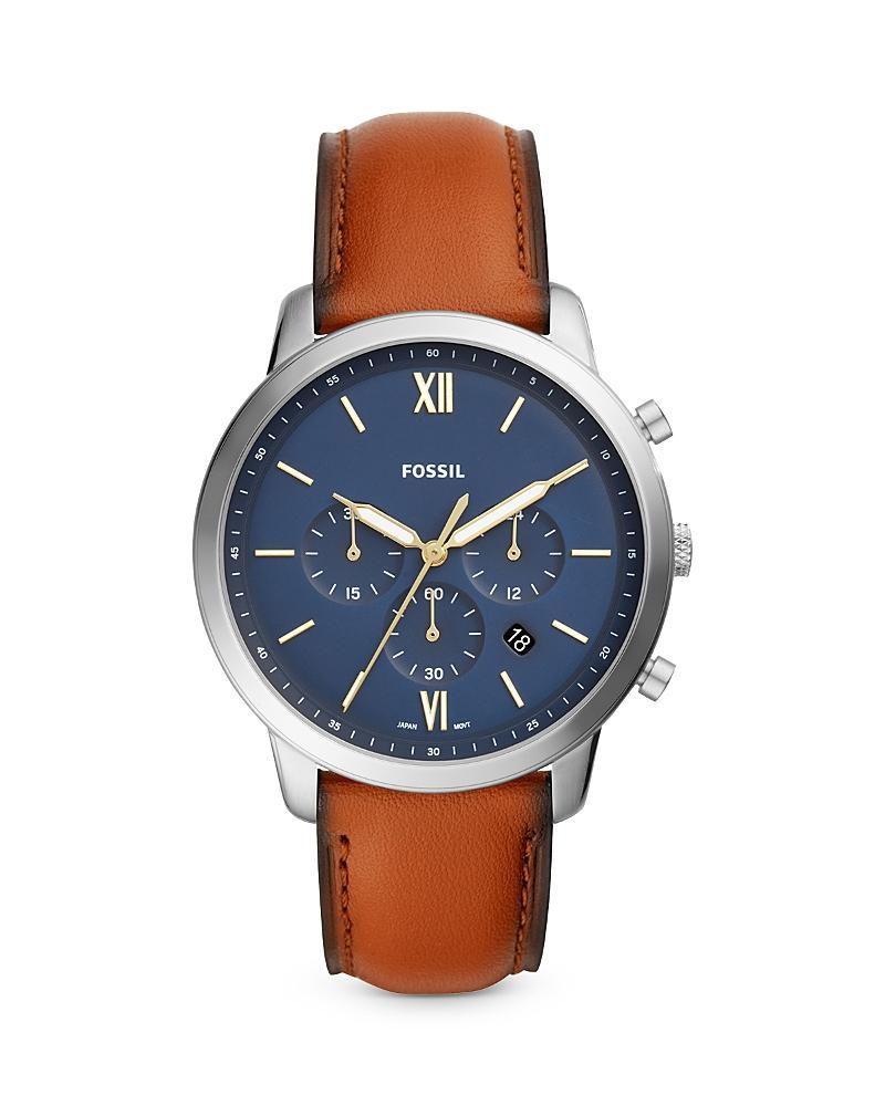 Fossil Neutra Chronograph Black Leather Watch Product Image