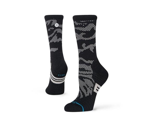 Stance Steady Crew (Magenta) Women's Crew Cut Socks Shoes Product Image