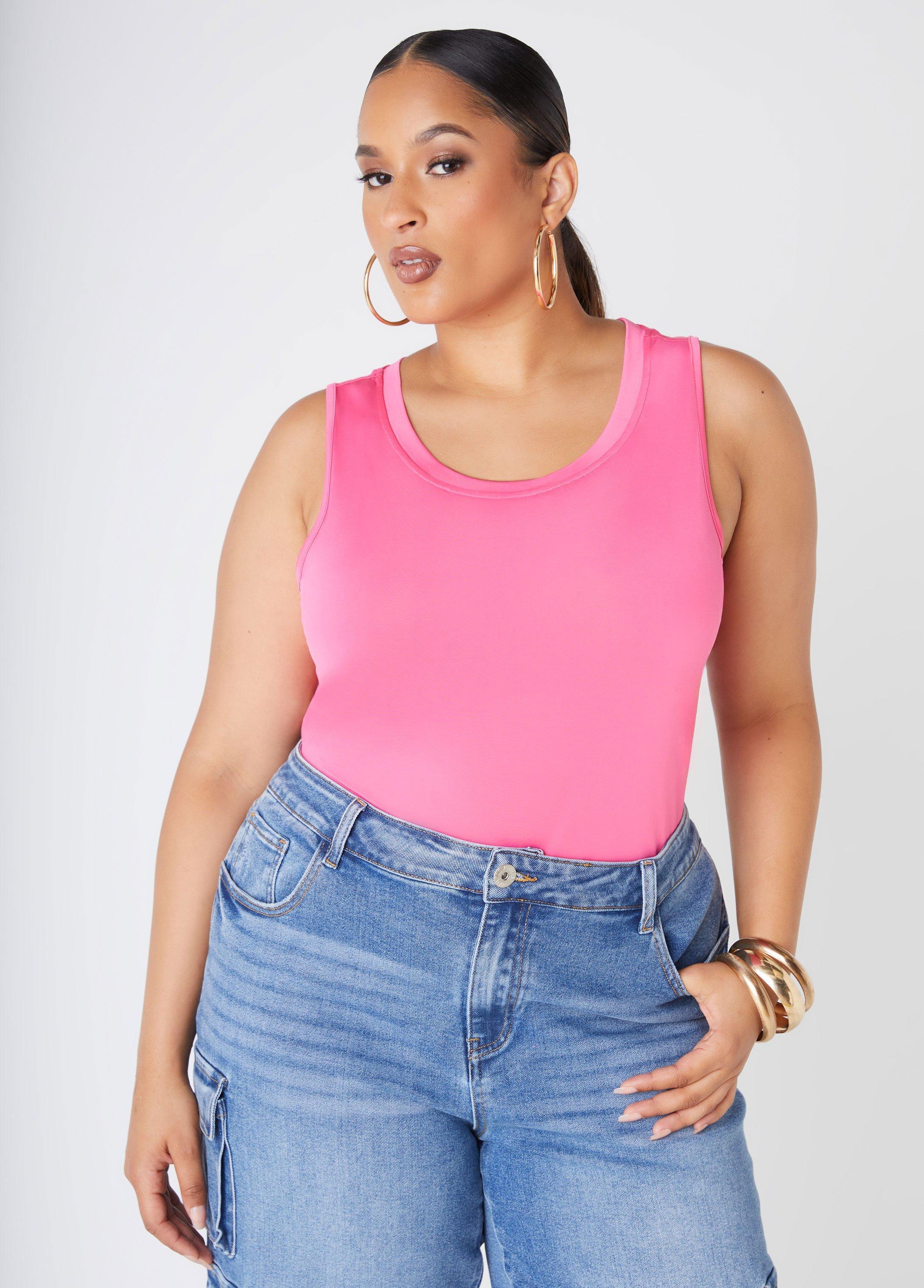 Plus Size The Basic Knit Cami Top Ashley Stewart Product Image