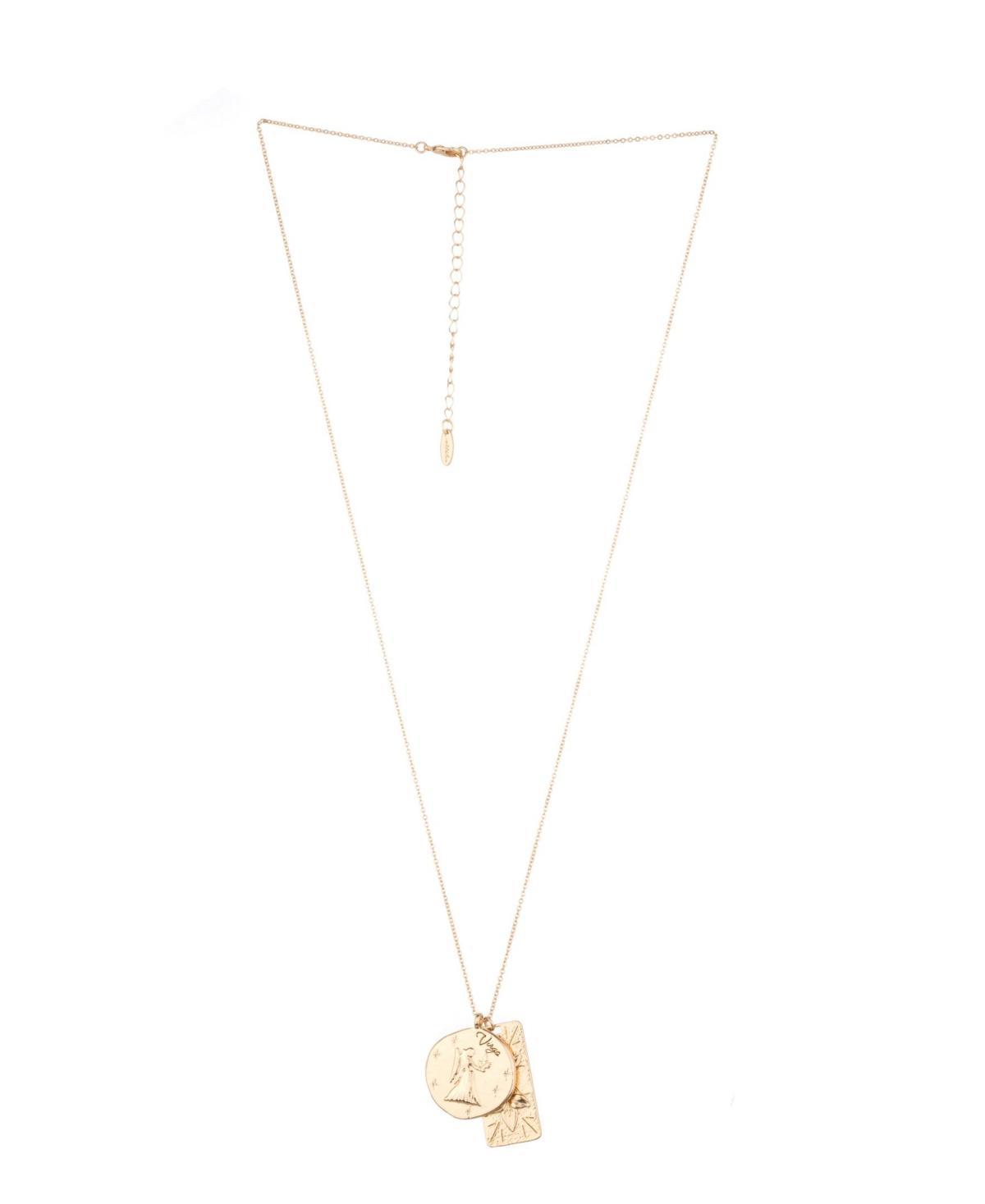 Ettika Womens Zodiac Double Charm Necklace Product Image