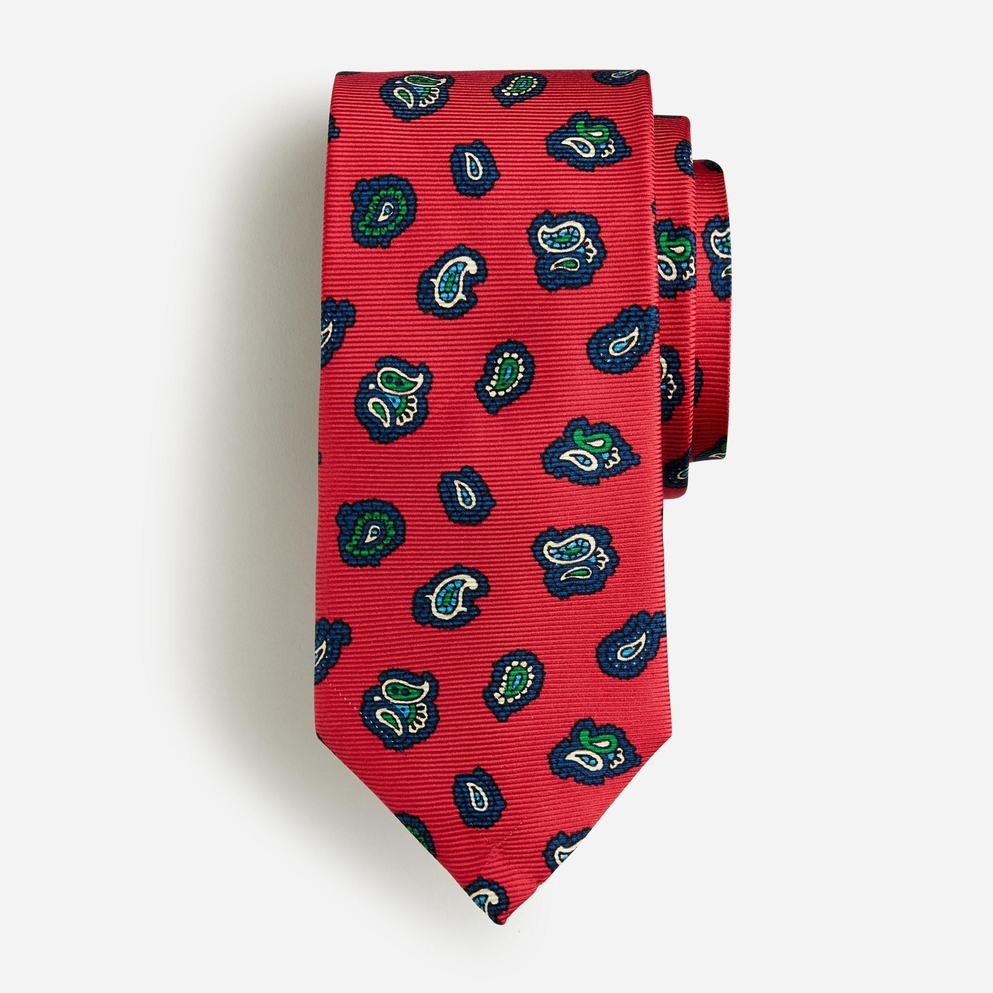 Italian silk tie in print Product Image