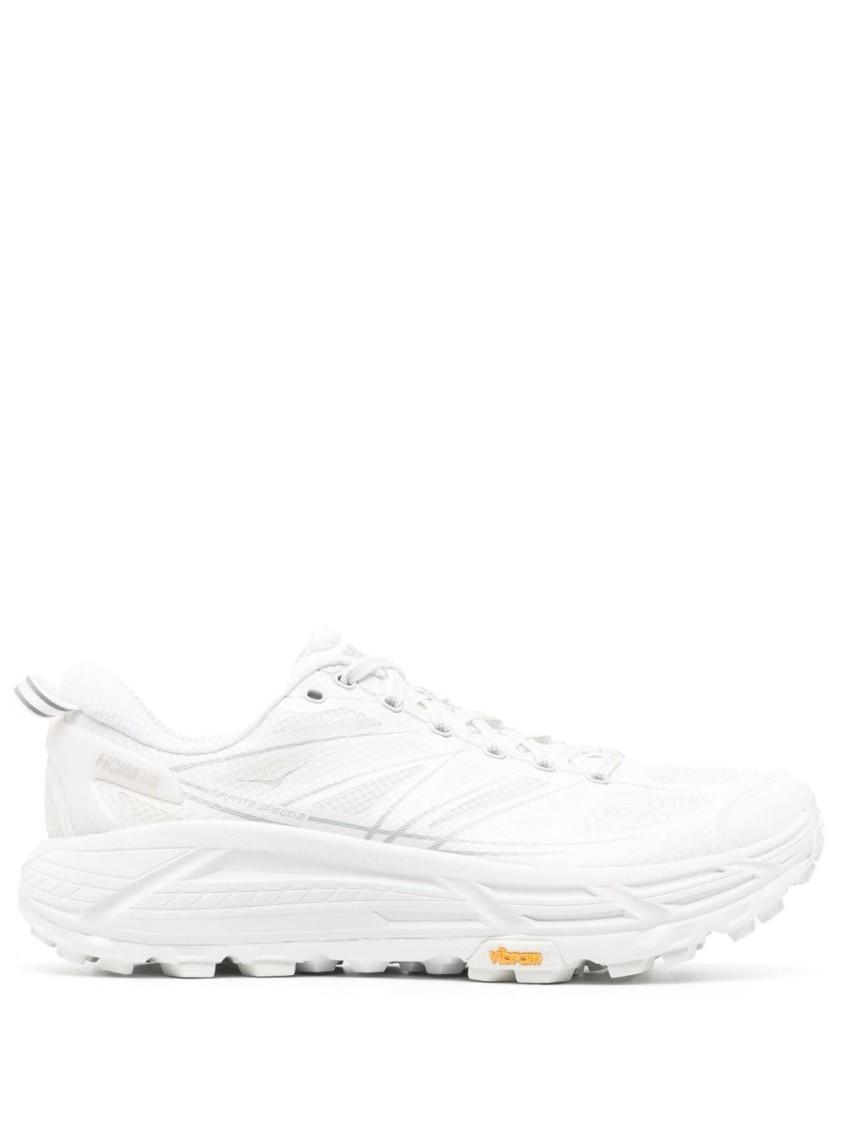 HOKA Mafate Speed 2 Leather Sneakers In White Product Image