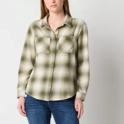 a.n.a Womens Long Sleeve Blouse Product Image