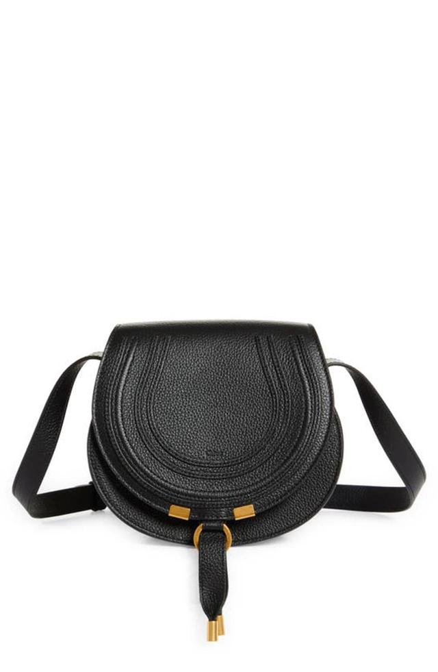 Women's Marcie Small Leather Crossbody Bag In Black Product Image