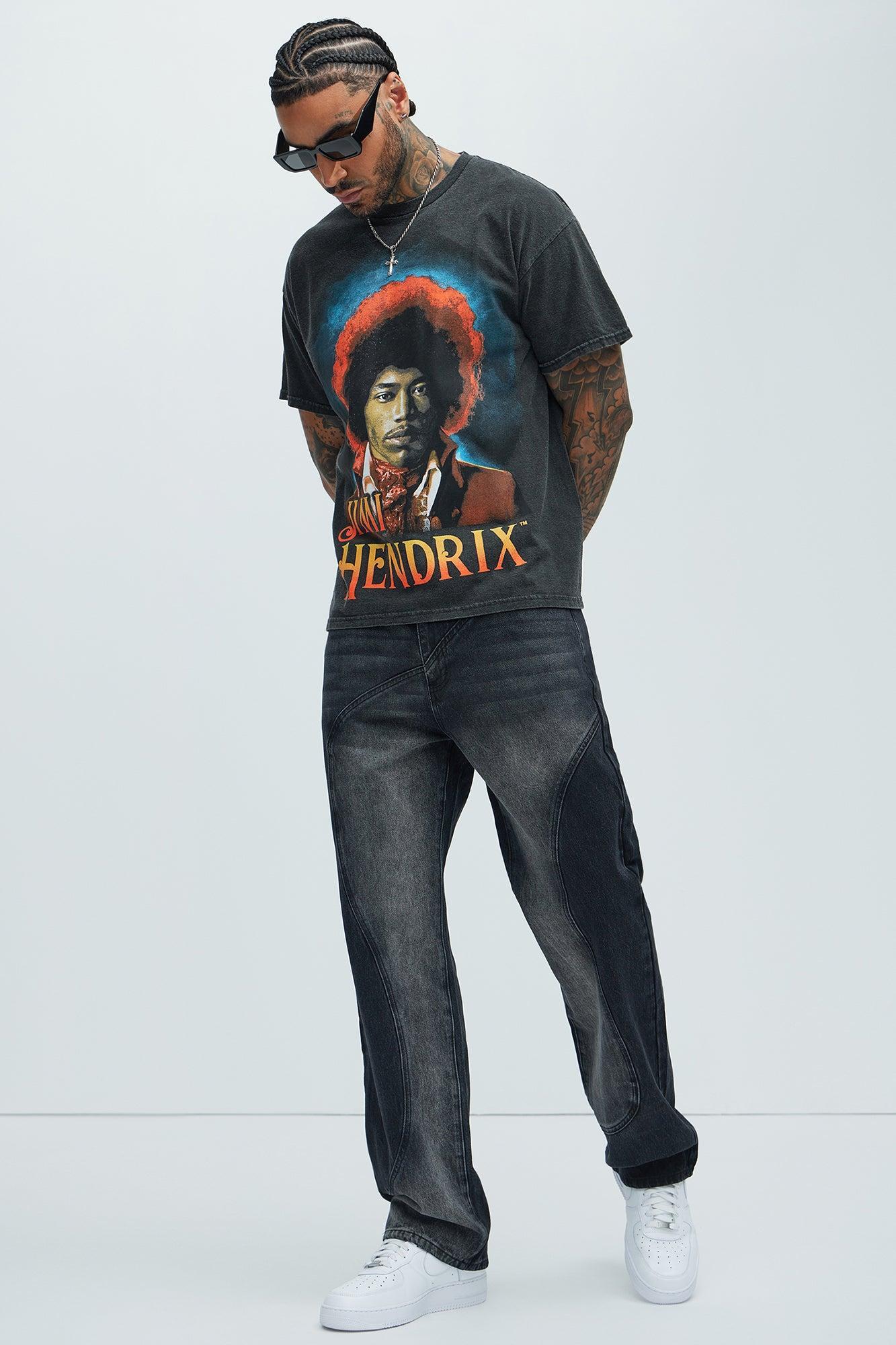 Jimi Hendrix Changes Short Sleeve Tee - Black Product Image