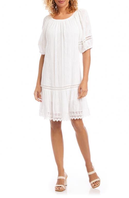 Karen Kane Short Sleeve Eyelet Dress Product Image