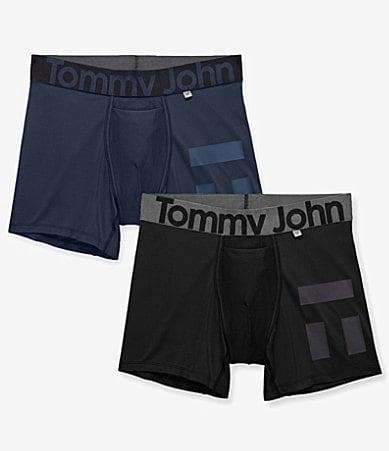 Tommy John 360 Sport Hammock Pouch 4 Boxer Brief 2-Pack (Turbulence/Dress Blues) Men's Underwear Product Image