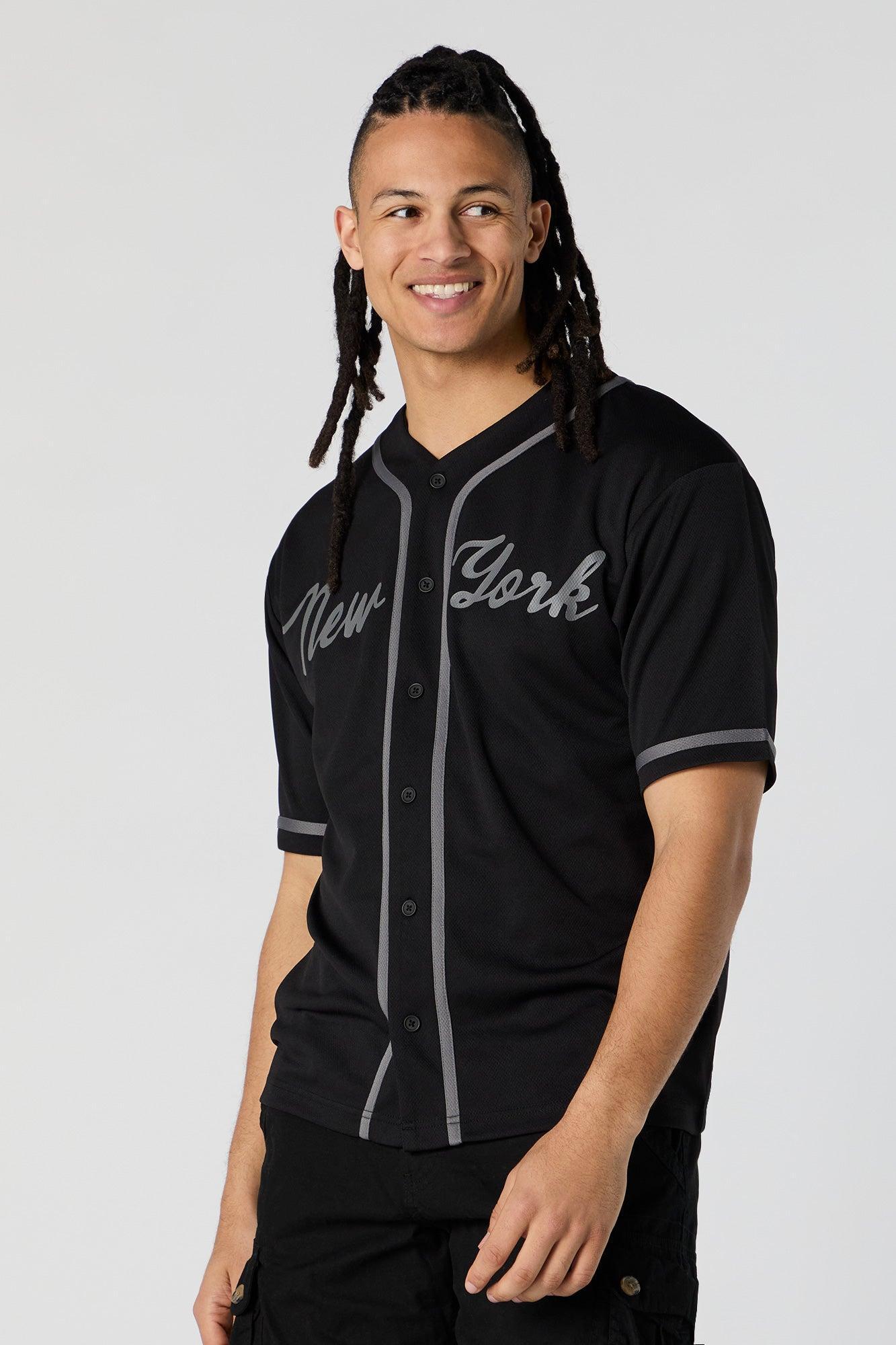 New York Graphic Mesh Baseball Jersey Male Product Image