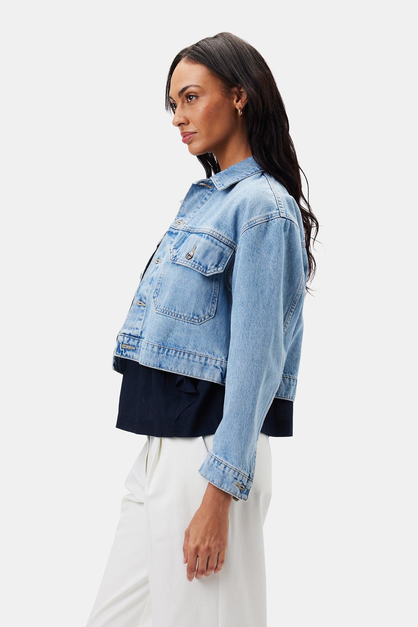 ETICA River Crop Jacket - Arcadia Product Image