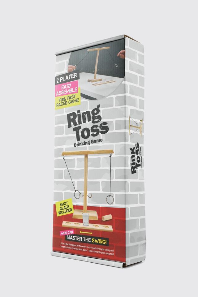 Mens White Ring Toss, White Product Image