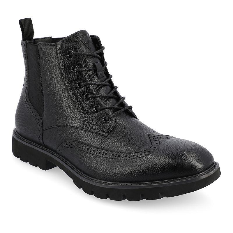 Vance Co. Bowman Tru Comfort Foam Mens Wingtip Ankle Boots Product Image