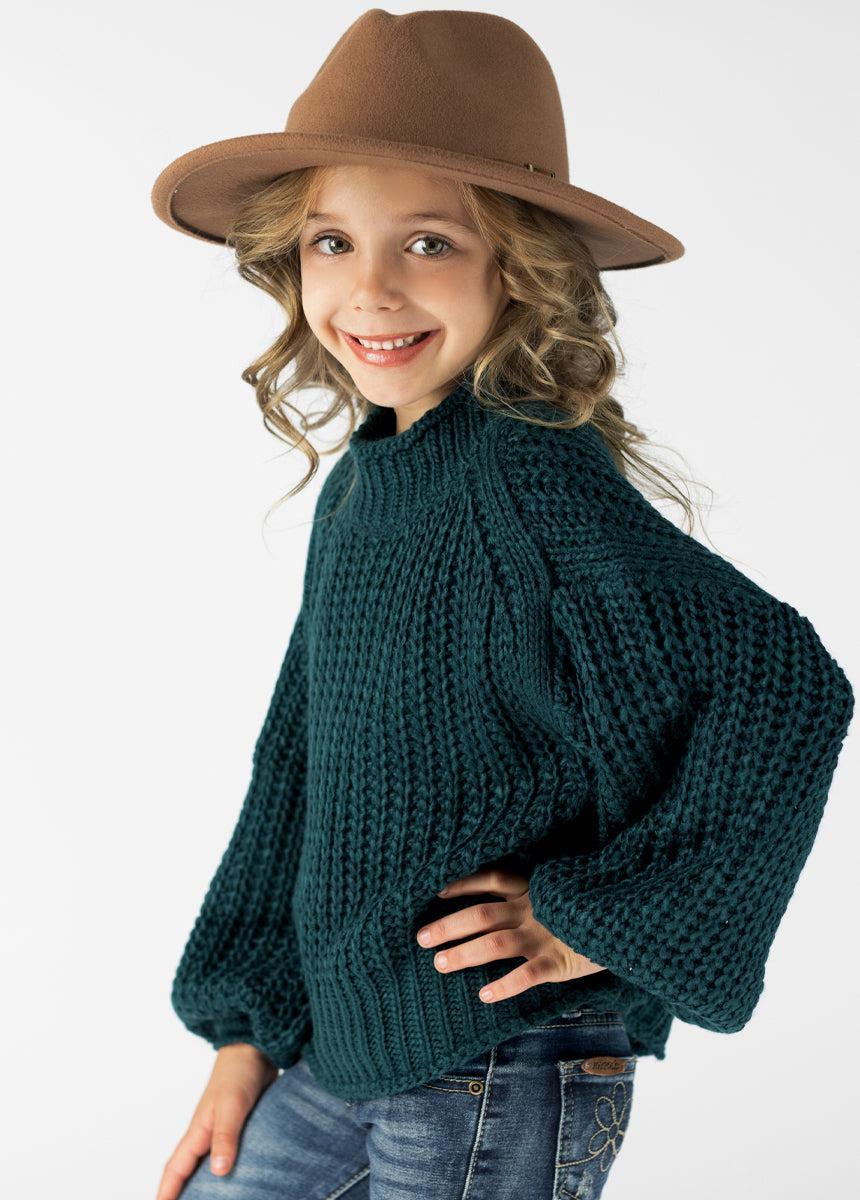 Serena Sweater in Dark Teal Product Image