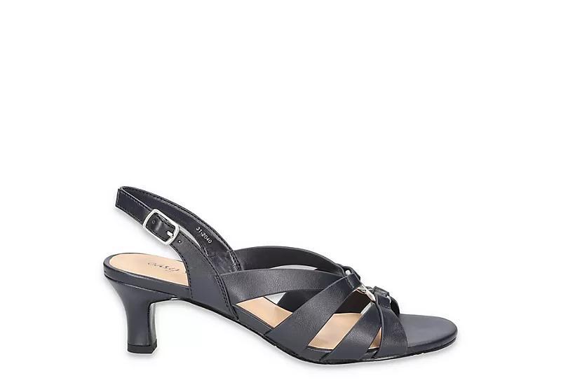 Easy Street Zazie Womens Slingback Heeled Sandals Grey Product Image