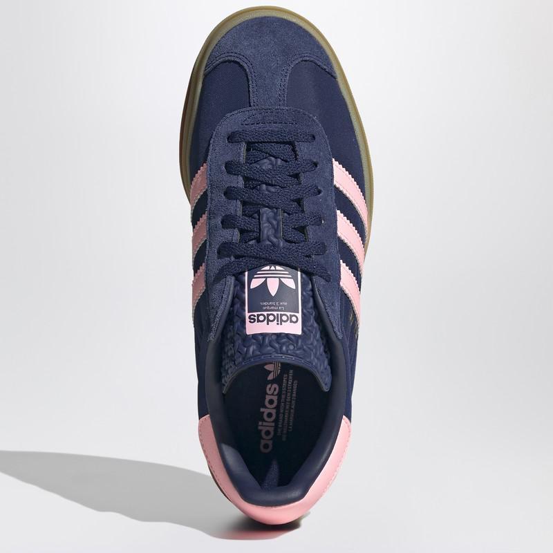 ADIDAS ORIGINALS Womens  Gazelle Bold In Dark Blue/pink Spark Product Image