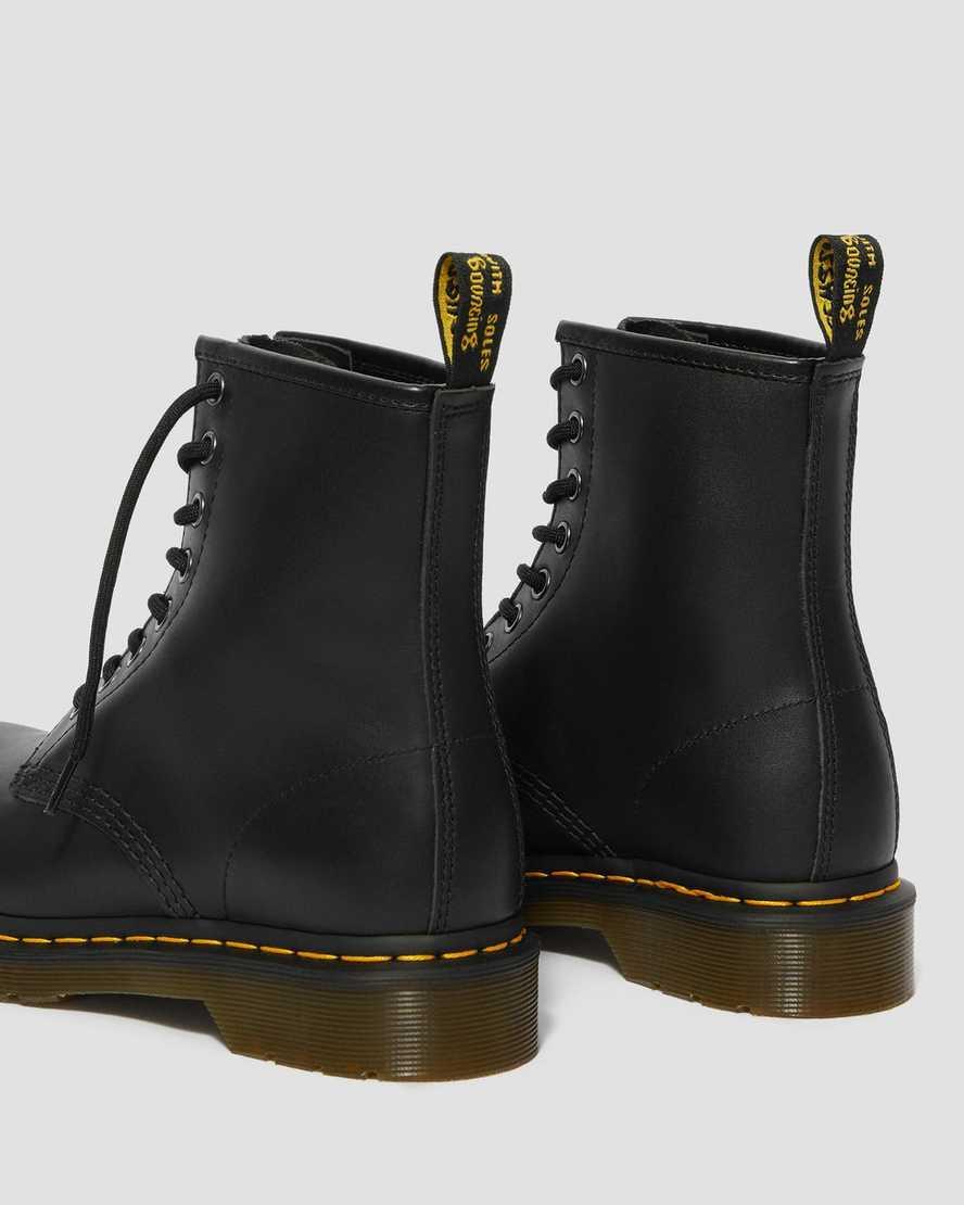 Dr. Martens Womens 1460 Black Nappa Combat Boots Product Image