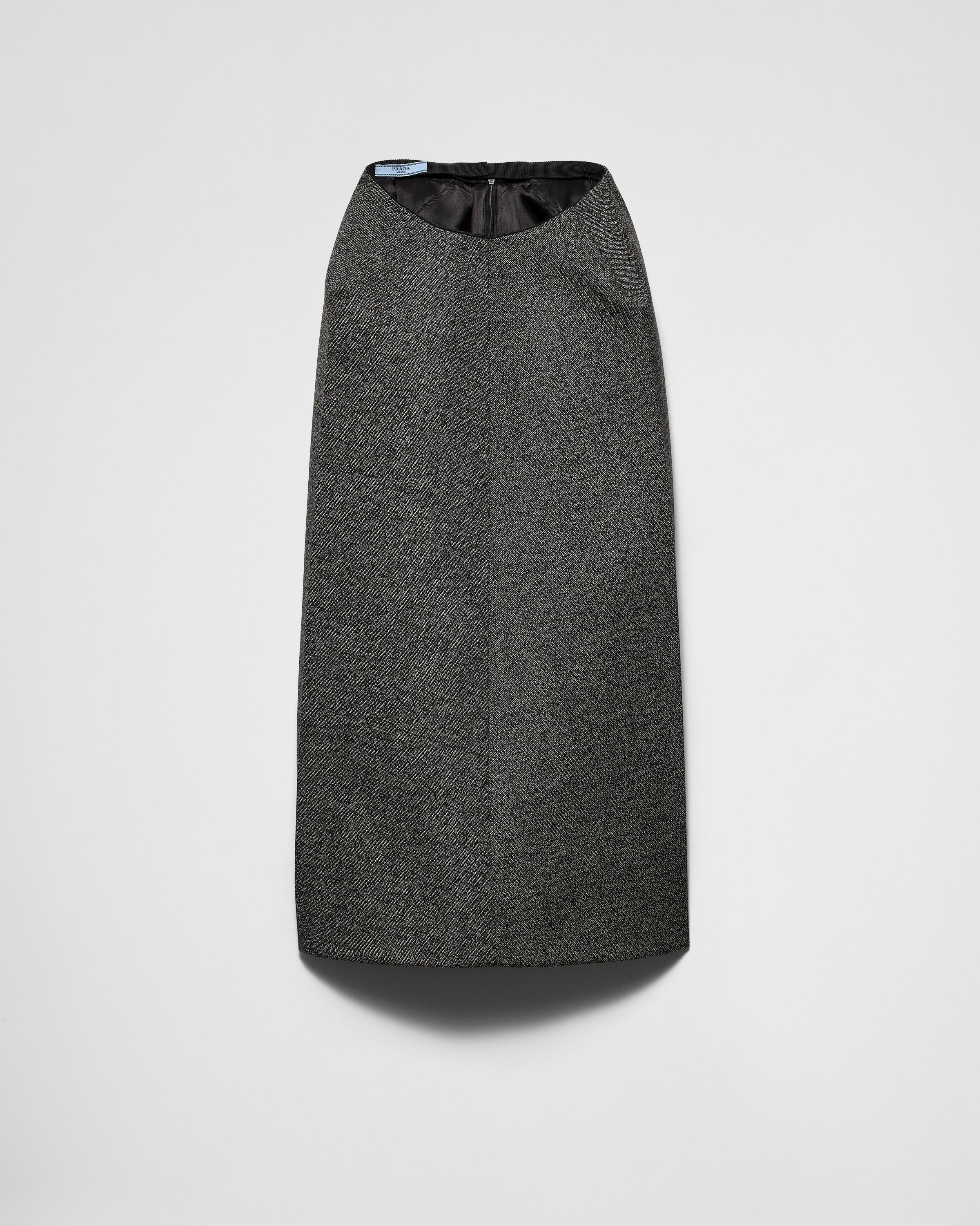 Mouliné midi-skirt Product Image