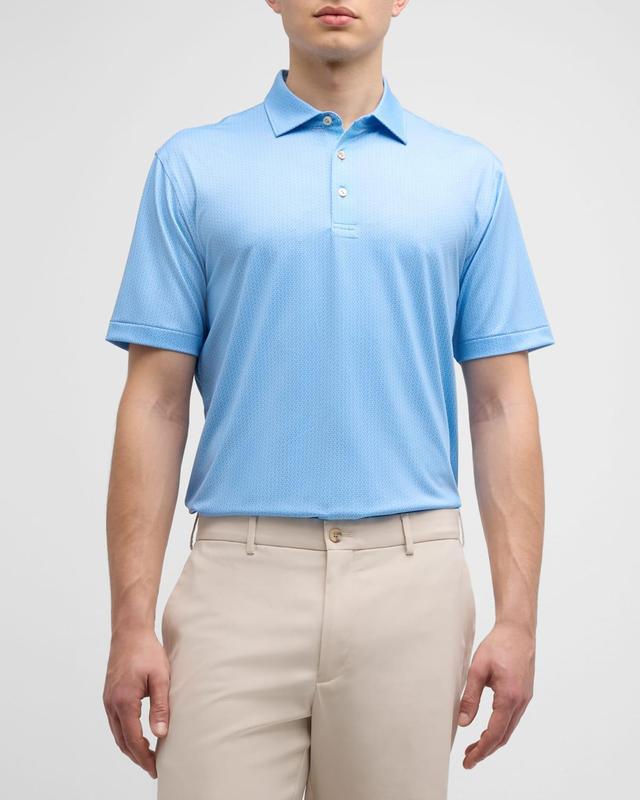 Mens Crown Sport Ill Have It Neat Performance Jersey Polo Shirt Product Image