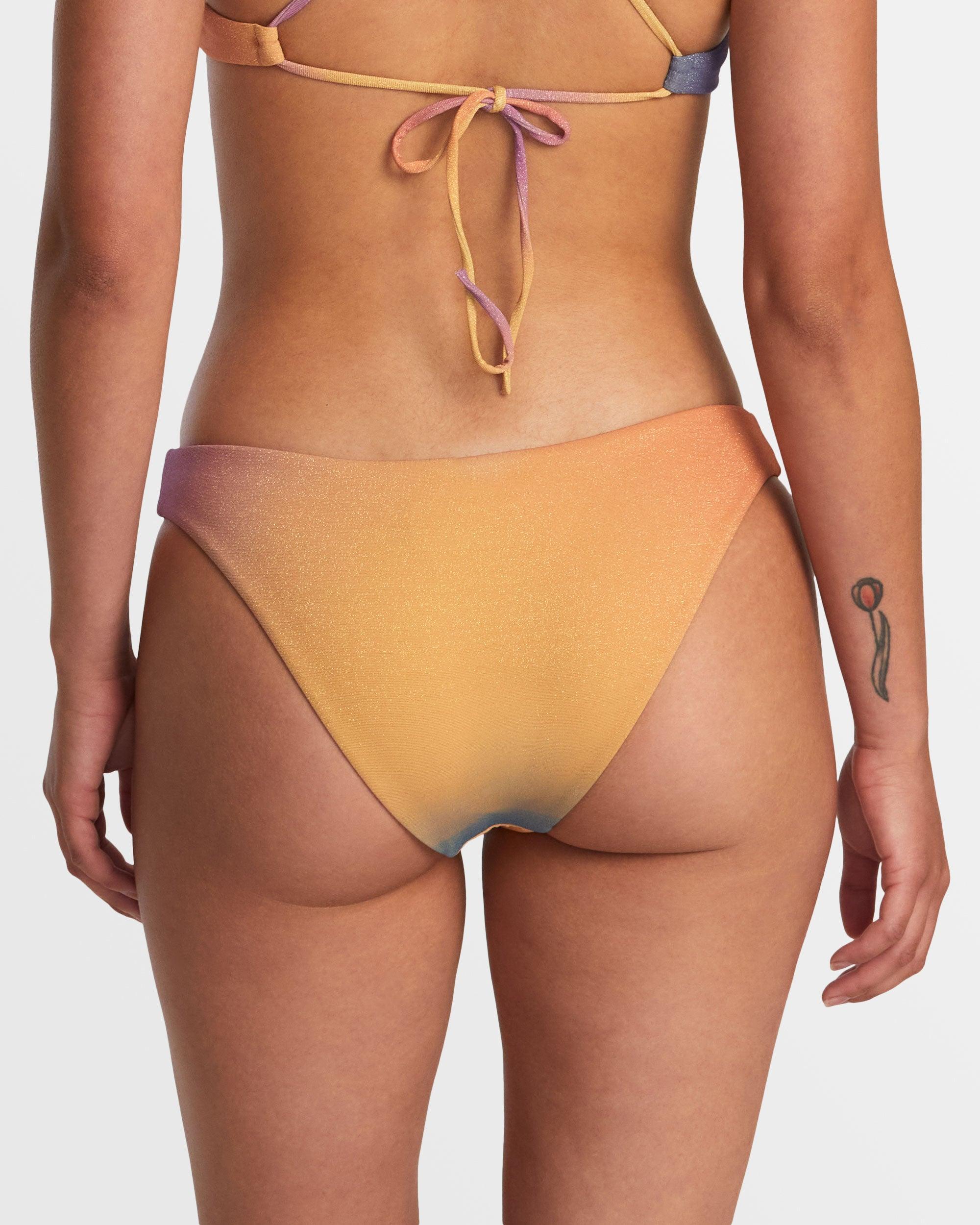 Golden Medium Bikini Bottoms - Multi Product Image