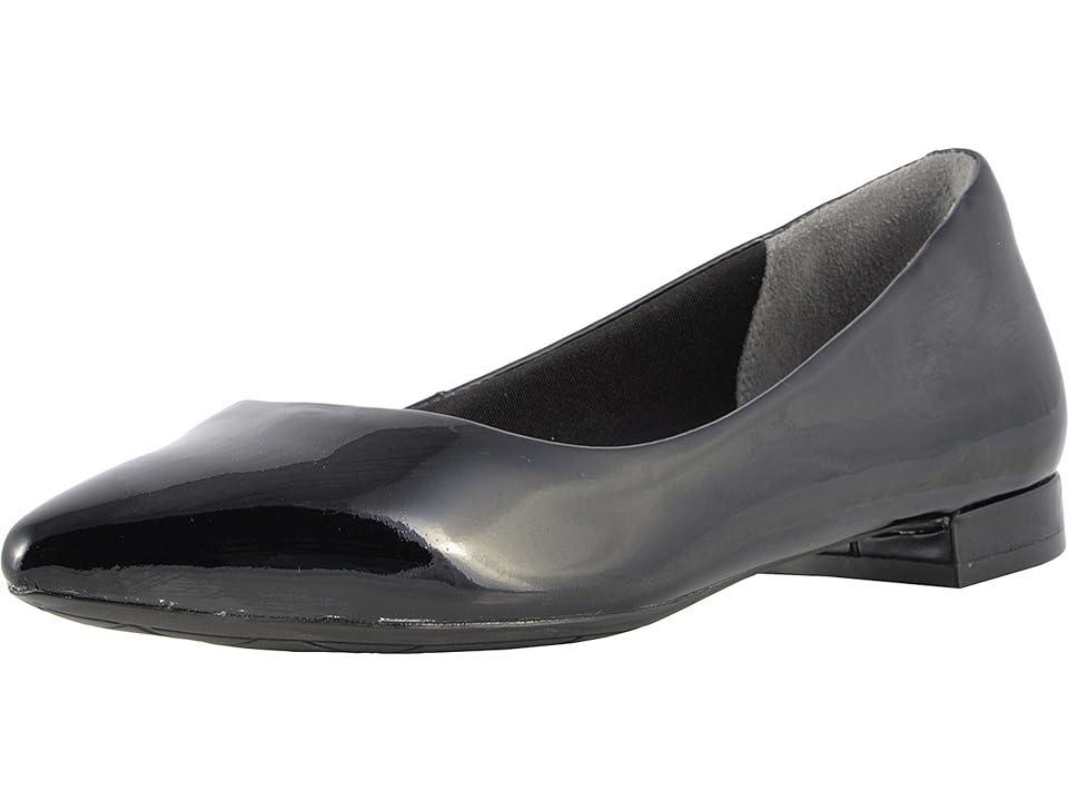 Rockport Total Motion Adelyn Ballet Patent) Women's Dress Flat Shoes Product Image