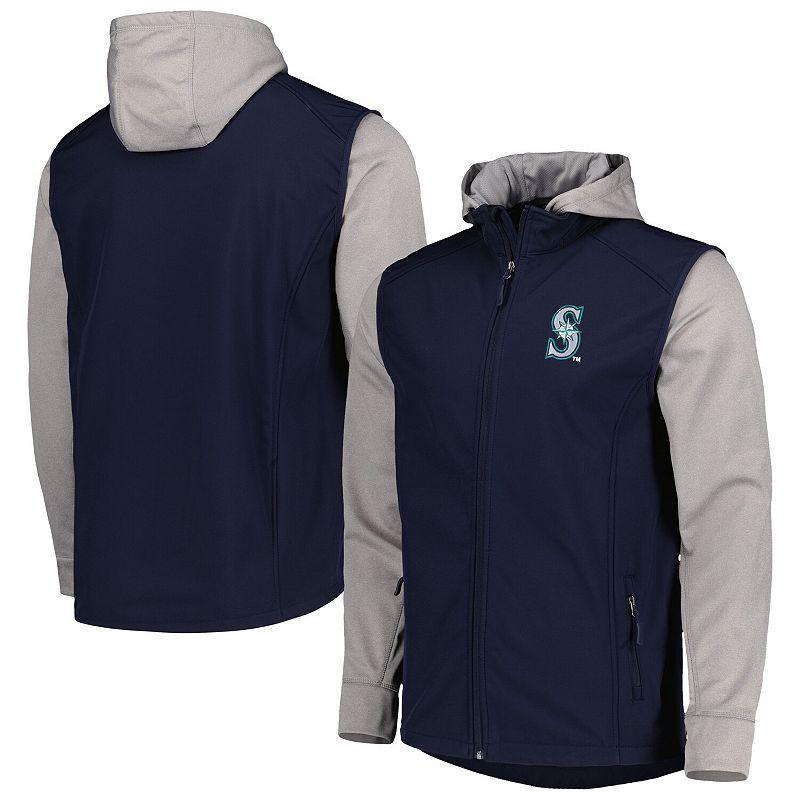 Mens Dunbrooke /Heather Gray Seattle Mariners Alpha Full-Zip Jacket Blue Product Image