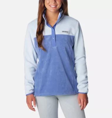 Columbia Womens Benton Springs Half Snap Fleece Pullover - Petite- Product Image