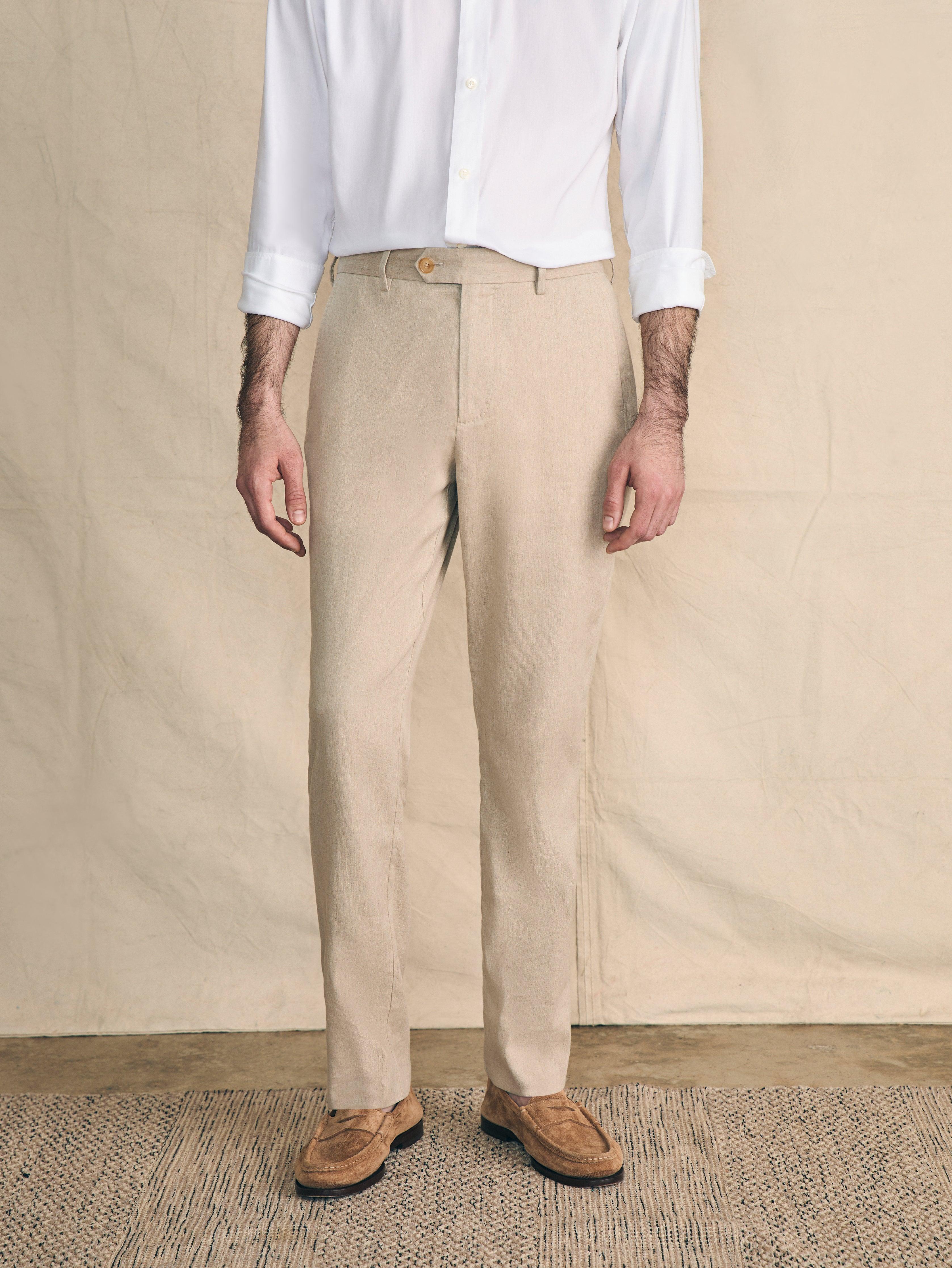 Movement™ Flex Linen Trouser - Natural Male Product Image