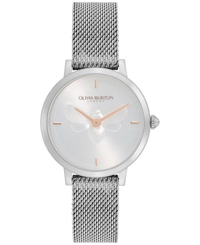 Olivia Burton Signature Bees Leather Strap Watch, 28mm Product Image