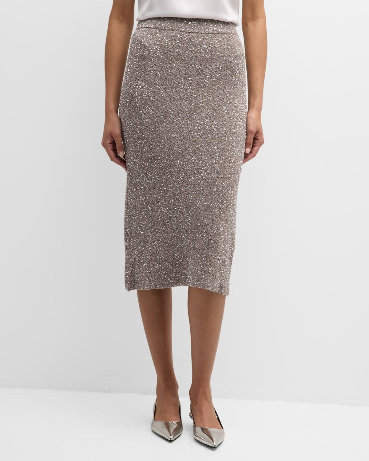 Carlson Sparkle Midi Skirt Product Image