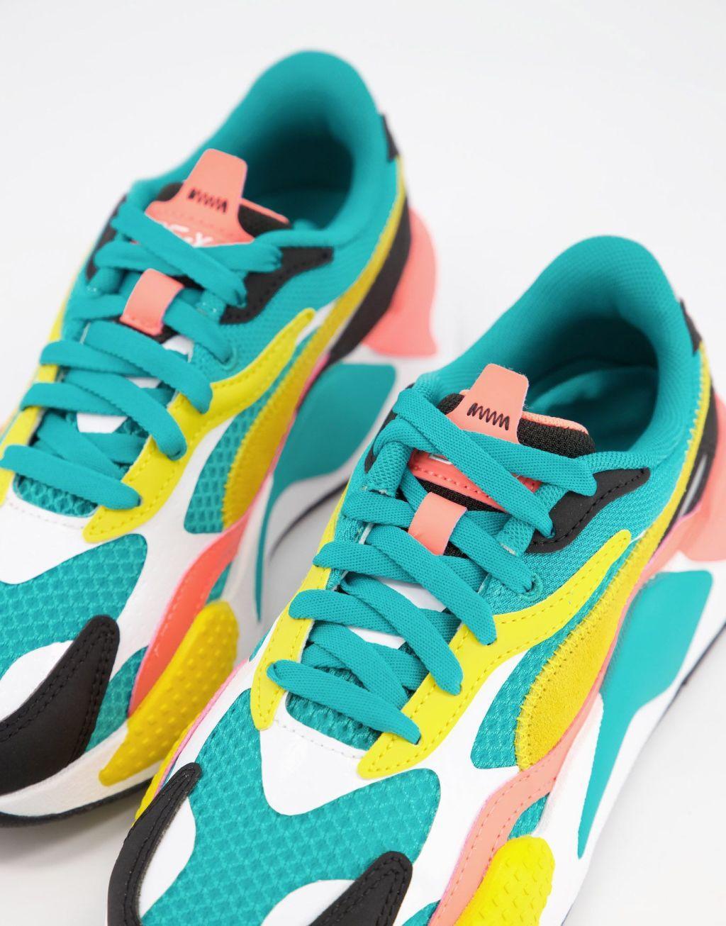 Puma RS-X3 sneakers in teal Product Image