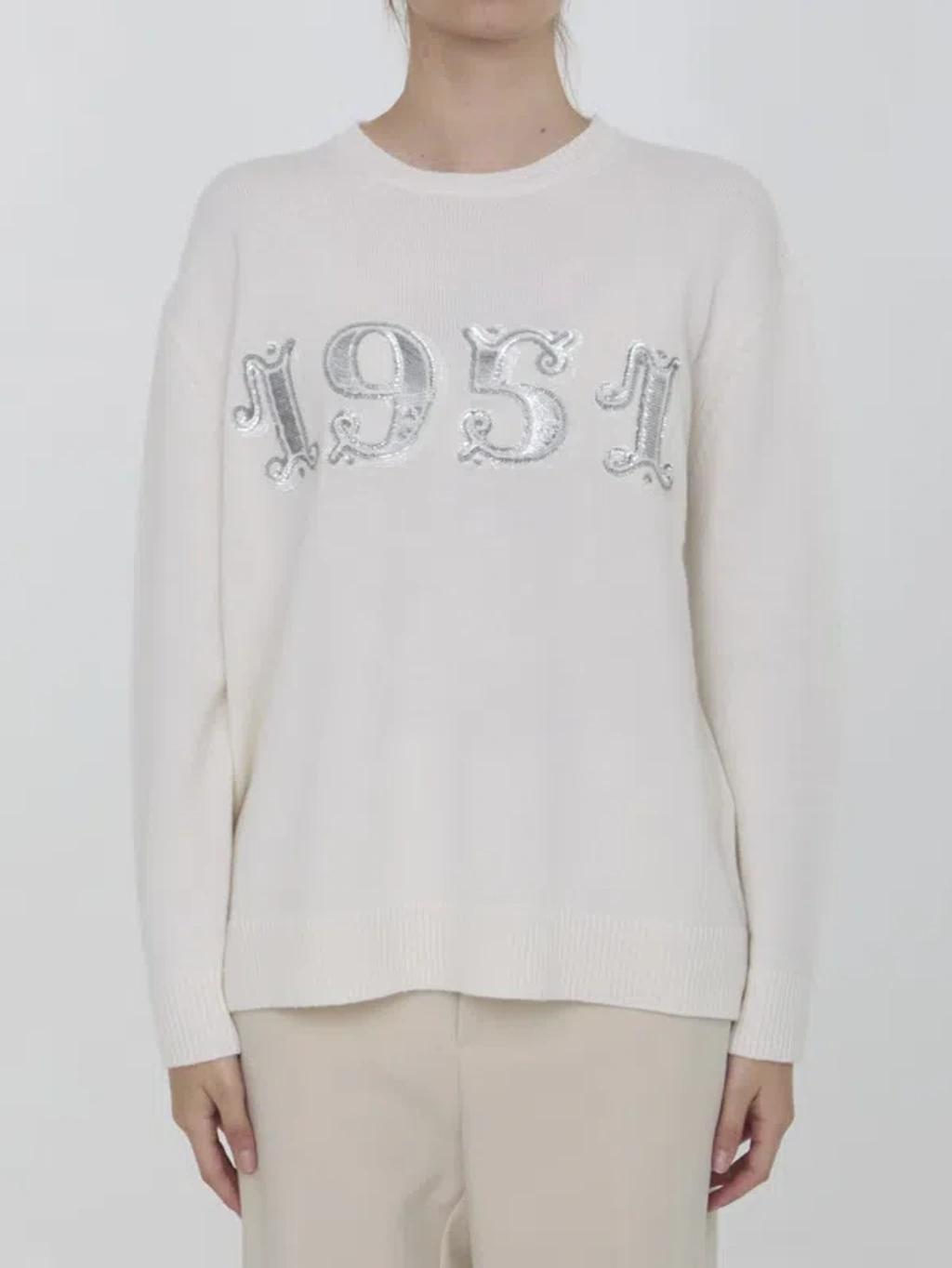 Plata Sweater In White Product Image