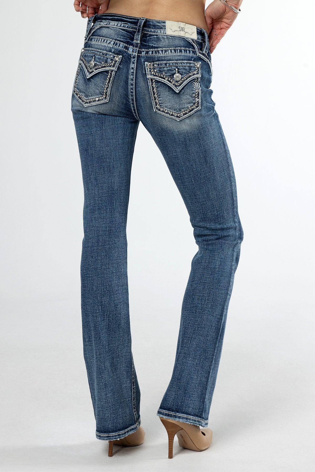 Looped In Sparkle Bootcut Jeans Product Image