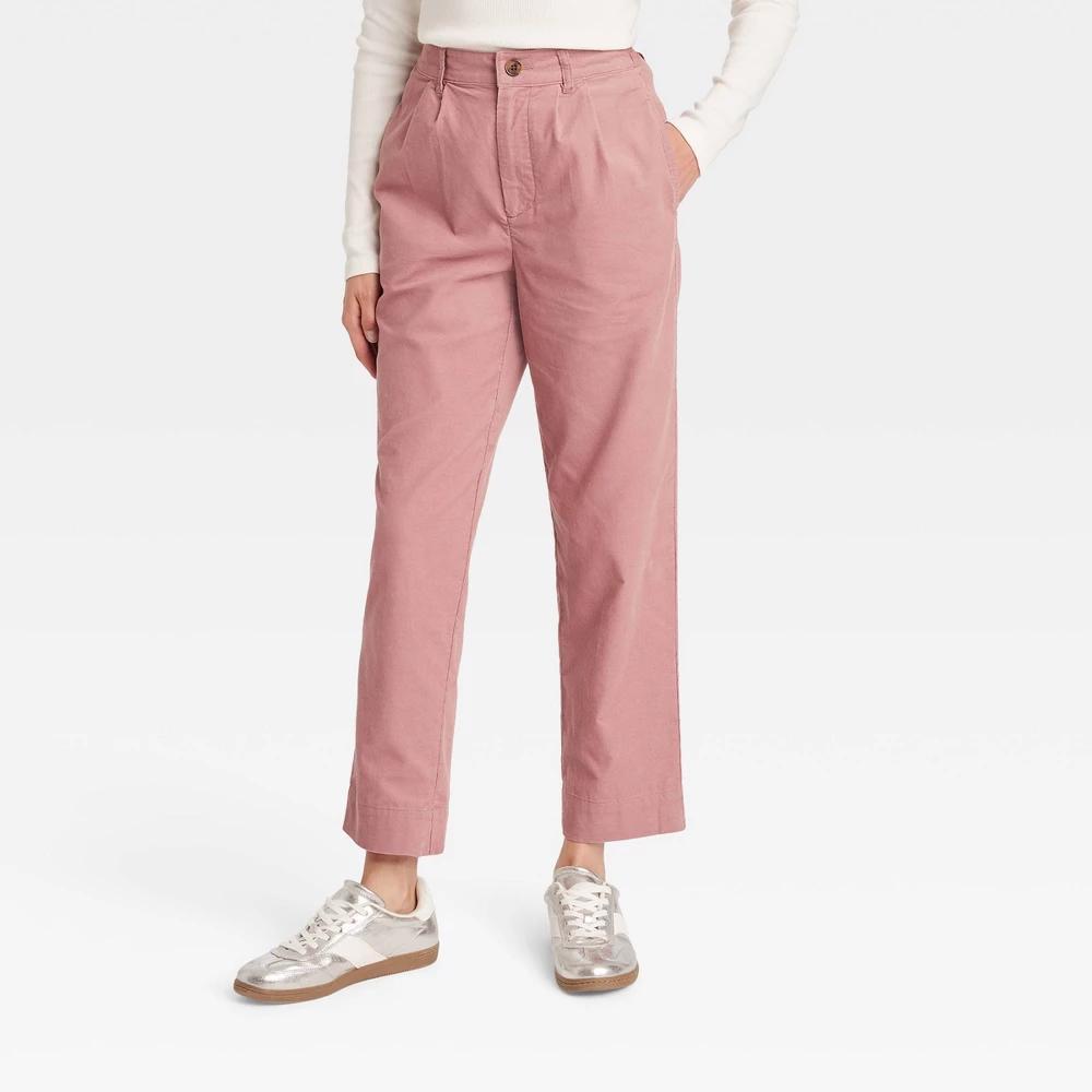 Womens High-Rise Corduroy Chino Pants - Universal Thread 6 Product Image