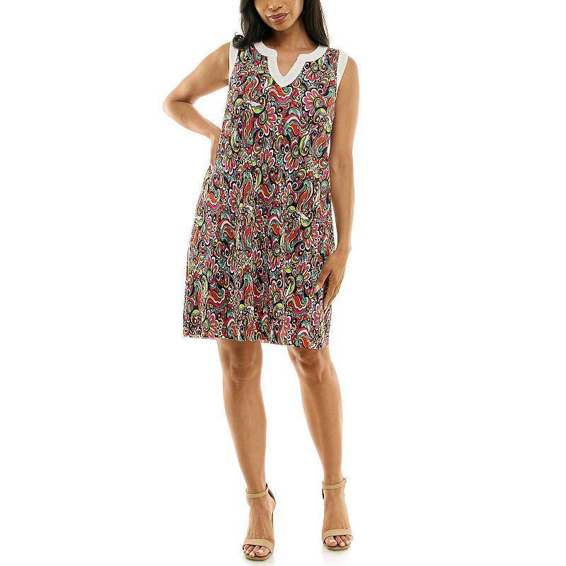 Womens Nina Leonard Bodre Float Dress Product Image