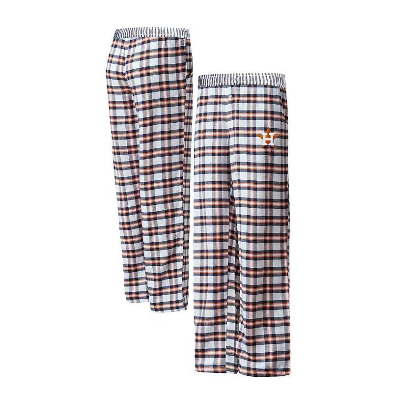 Womens Concepts Sport /Orange Houston Astros Sienna Flannel Sleep Pants Blue product image