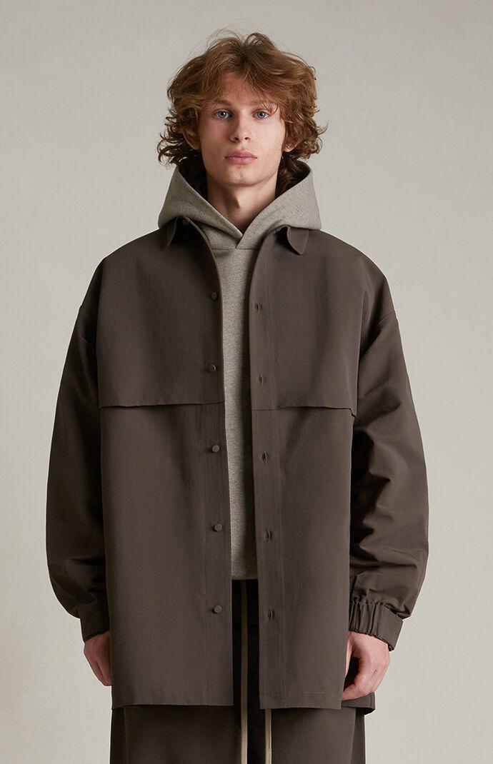 Fear of God Essentials Men's Military Nylon Overshirt Jacket - Product Image