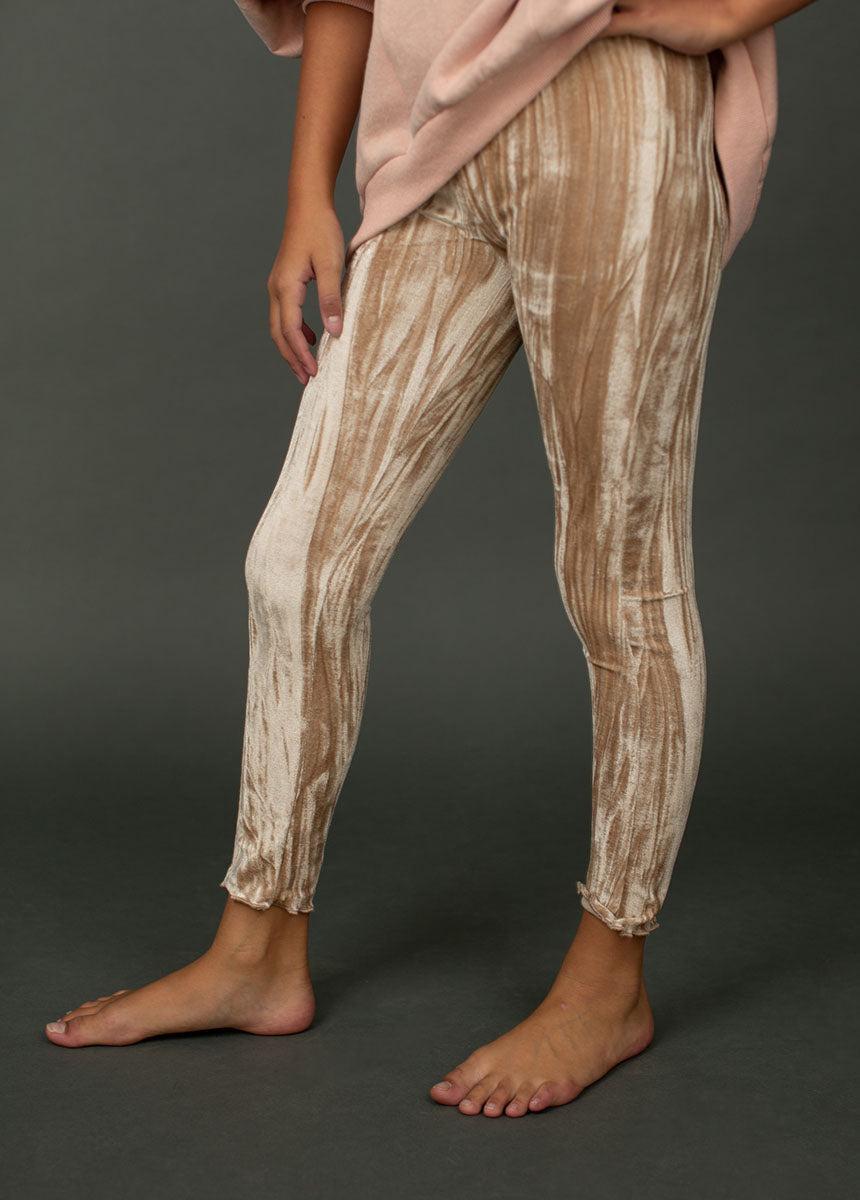 Myla Leggings in Light Taupe Product Image