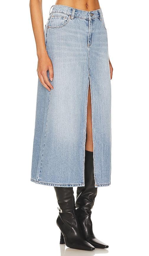 Abrand Jeans 99 Denim Low Maxi Skirt Womens at Urban Outfitters Product Image