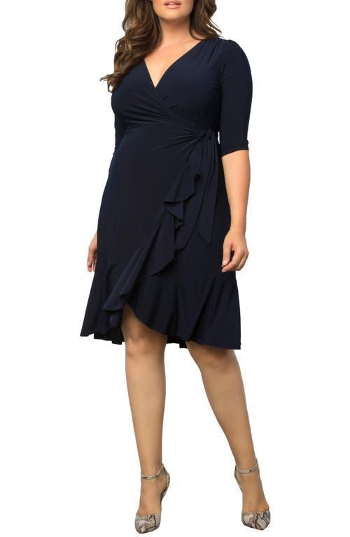 Kiyonna Whimsy Wrap Dress Product Image