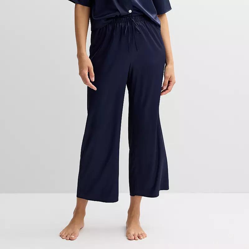 Womens Sonoma Goods For Life Satin Sleep Pants Product Image