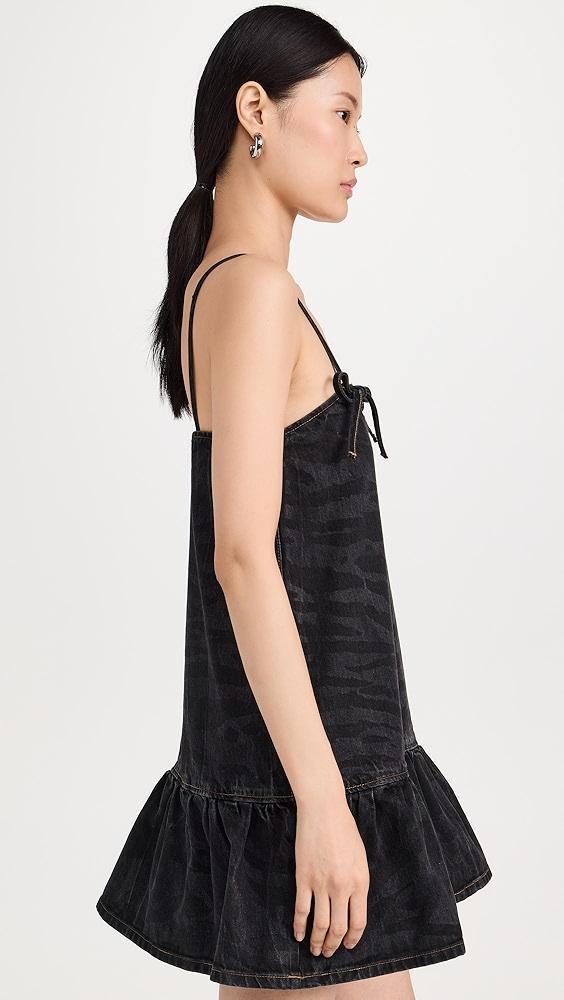 GANNI Laser Denim Strap Dress | Shopbop Product Image