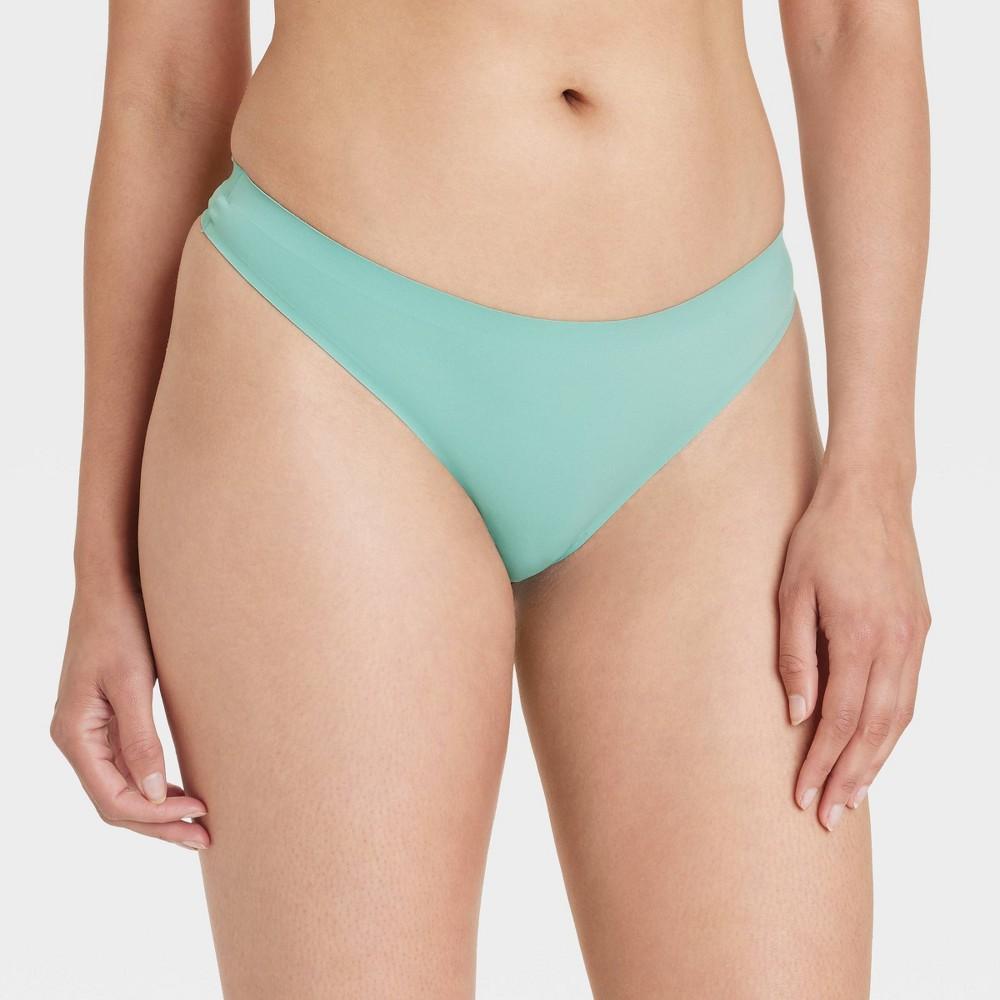 Womens Luxury Collection Bonded Invisible Edge Thong - Auden Tidal Flow XS Product Image