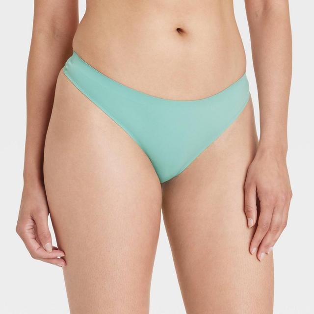 Womens Luxury Collection Bonded Invisible Edge Thong - Auden Tidal Flow Product Image