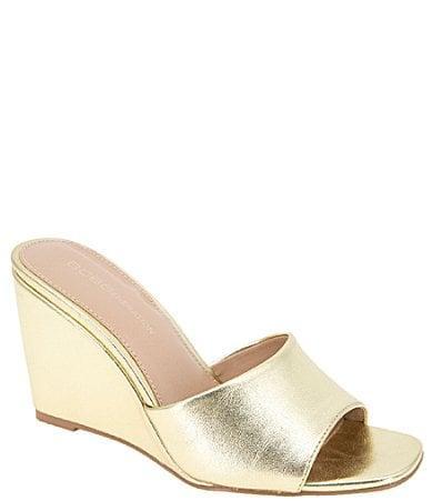 BCBGeneration Giani Patent Wedge Slide Sandals Product Image