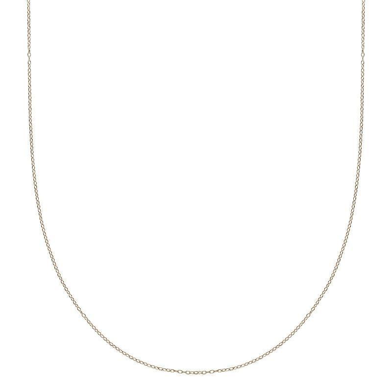 PRIMROSE Sterling Silver Chain Necklace, Womens Yellow Product Image