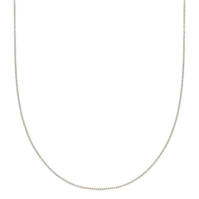 PRIMROSE Sterling Silver Chain Necklace, Womens Gold Tone Product Image