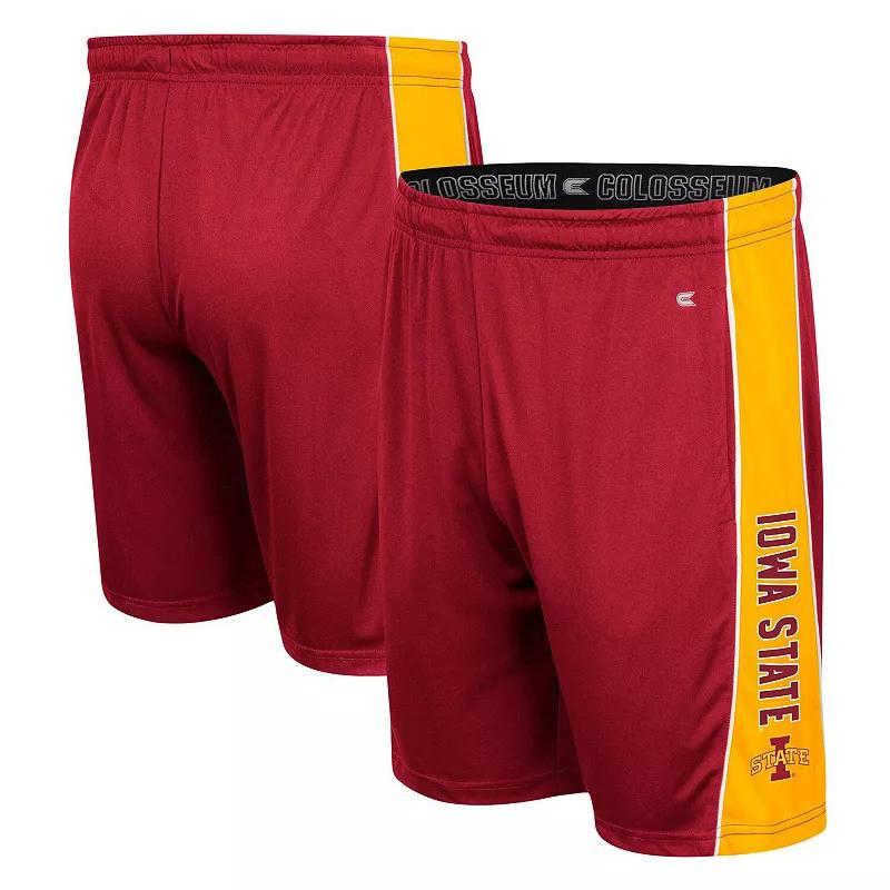 Mens Colosseum Cardinal Iowa State Cyclones Panel Shorts Product Image