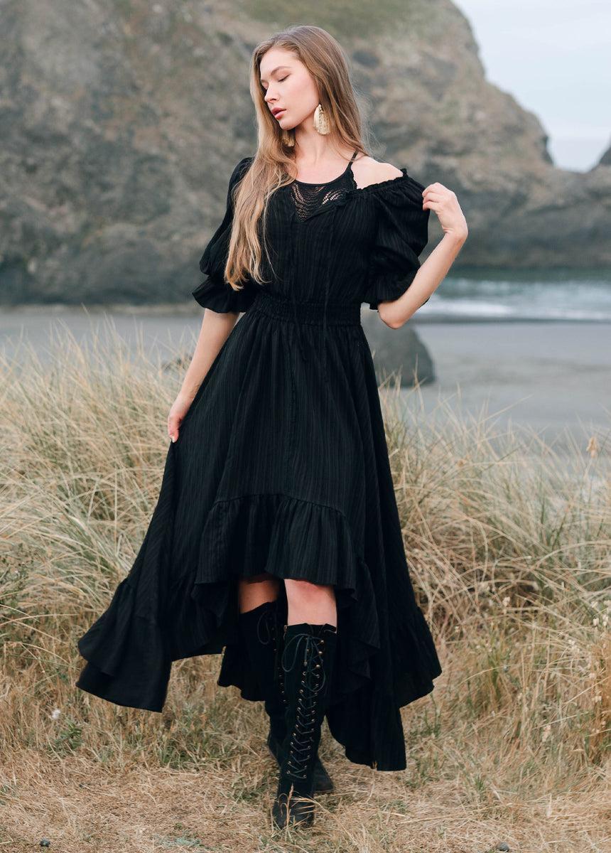 Gwenaelle Dress in Black Product Image