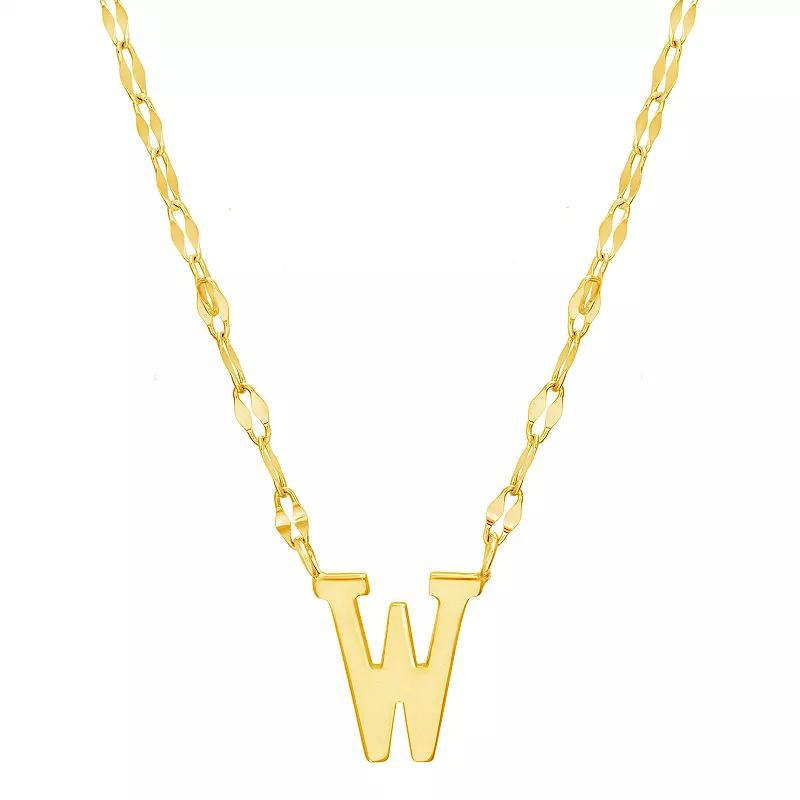 Paige Harper Initial Necklace, Womens W Gold Tone Product Image