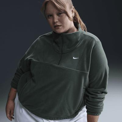 Nike One Women's Therma-FIT Oversized 1/2-Zip Fleece Top (Plus Size) Product Image