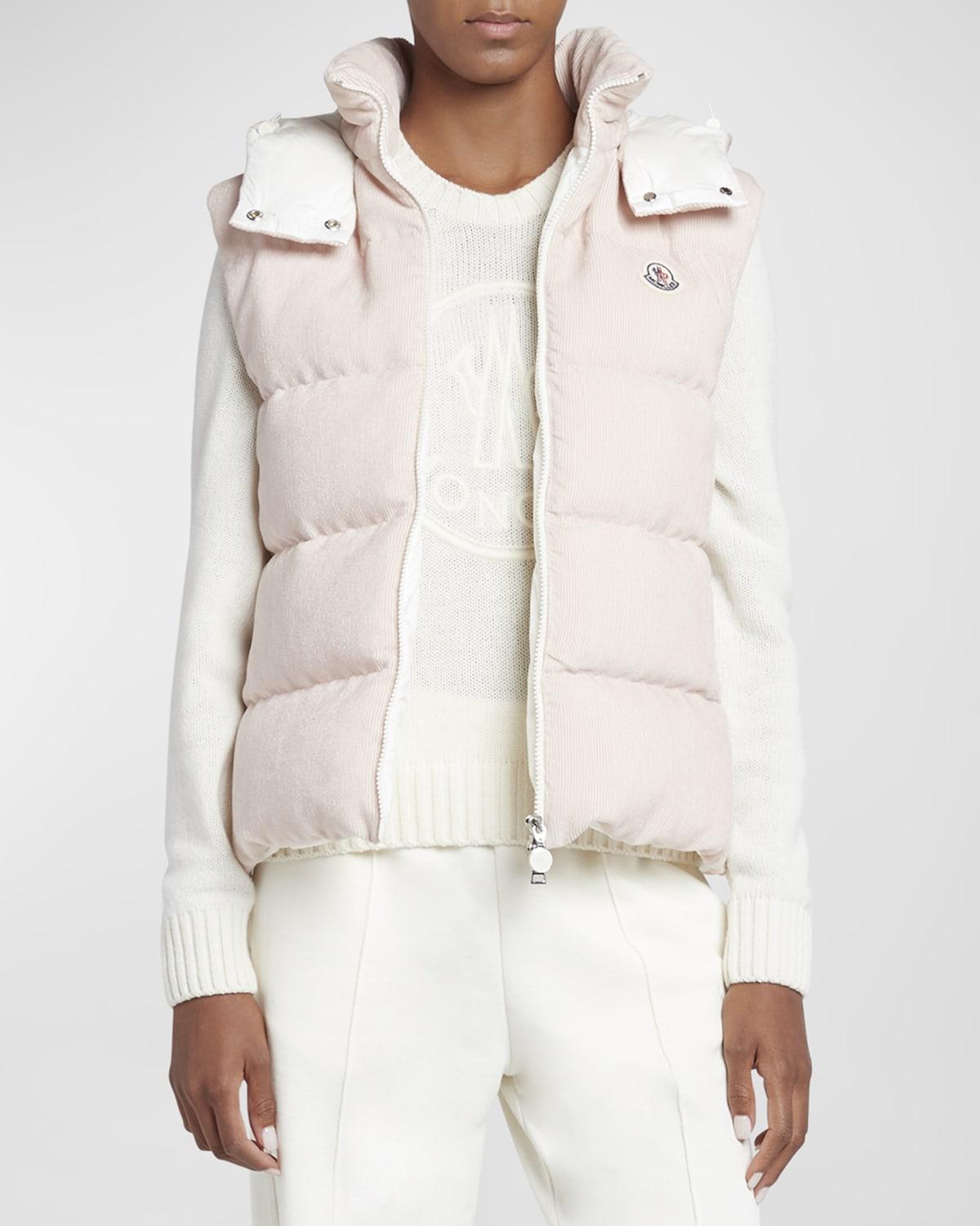 Womens Agelao Corduroy Puffer Vest Product Image